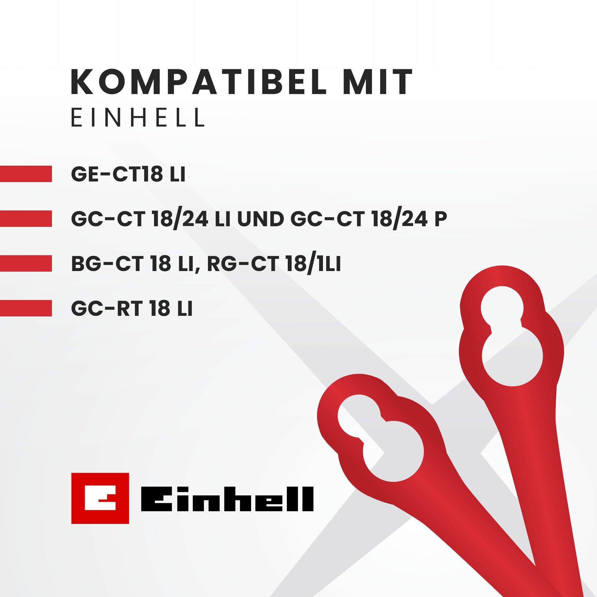 50 x Spare Einhell Trimmer Knives Plastic Blades Brand FixedNow