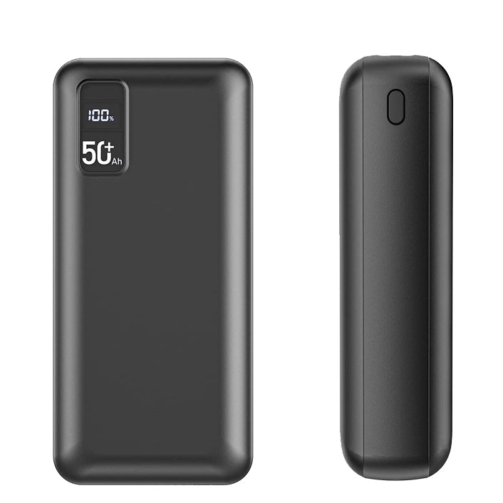 50000 mAh Powerbank, Fast Charging, USB-C, 3 Outputs & 2 Inputs LED Display