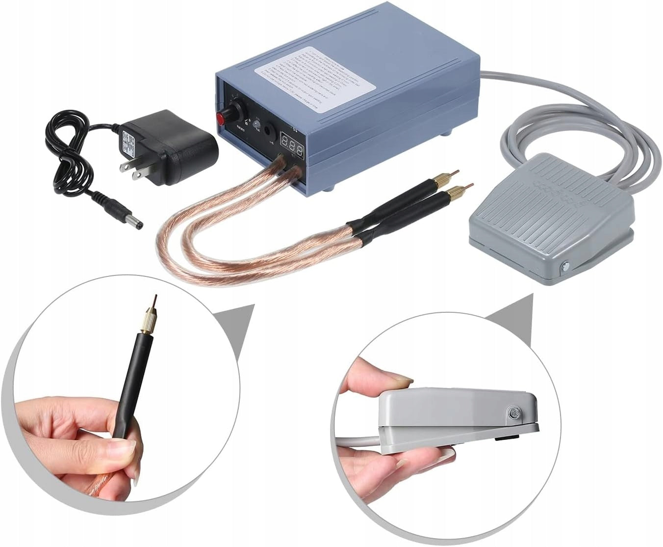 5000W HIGH POWER DOMESTIC SPOT WELDING MACHINE FOR 18650 CELL BATTERY WITH PEDAL