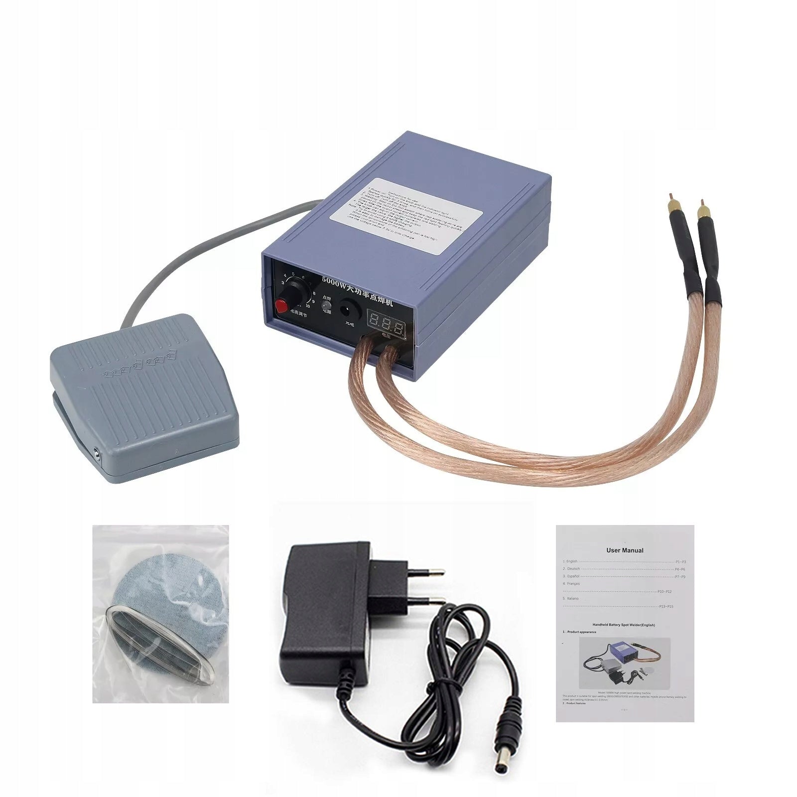 5000W HIGH POWER DOMESTIC SPOT WELDING MACHINE FOR CELL BATTERY 18650 WITH