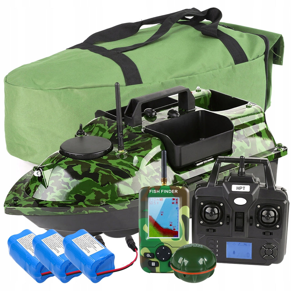 500M GPS Bait Boat 3 Tanks LCD Sounder
