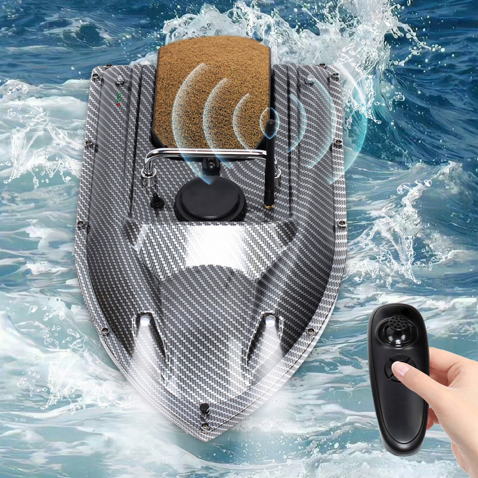 500M RC Bait Boat Fishing Boat With Bait +pilot Manufacturer code vszfdvcf