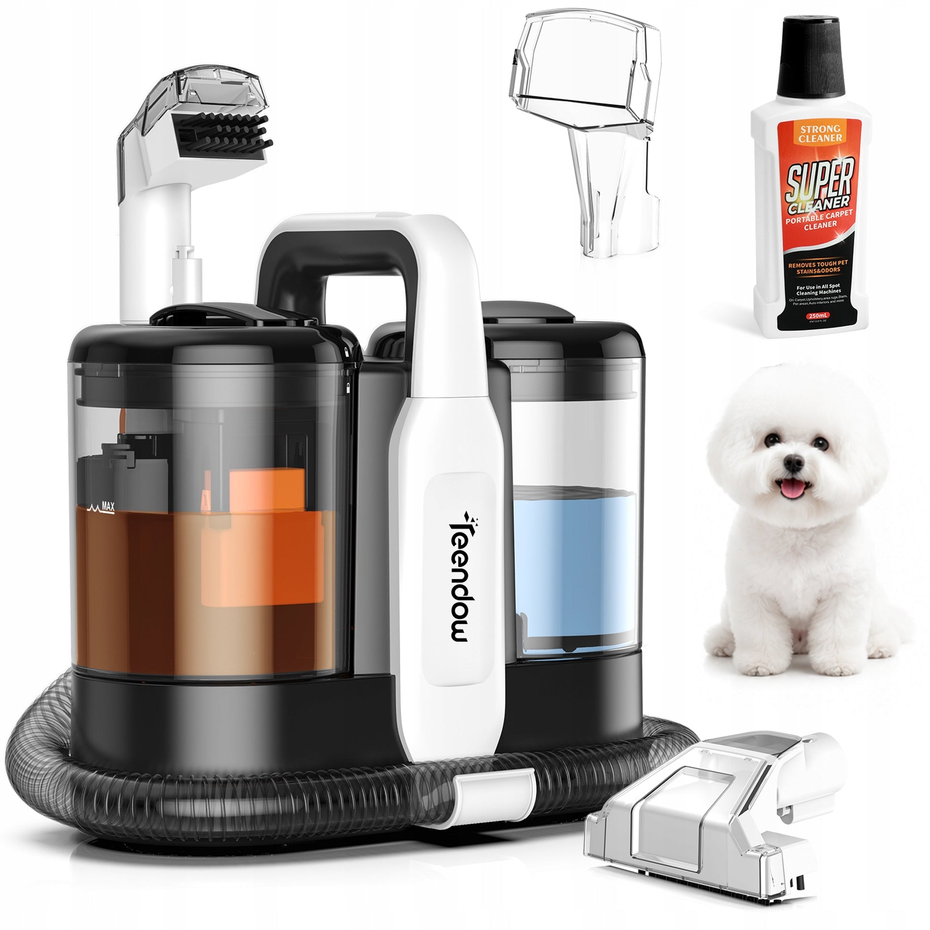 500W 13KPA WASHING VACUUM CLEANER DOUBLE WATER TANK FOR CARPET