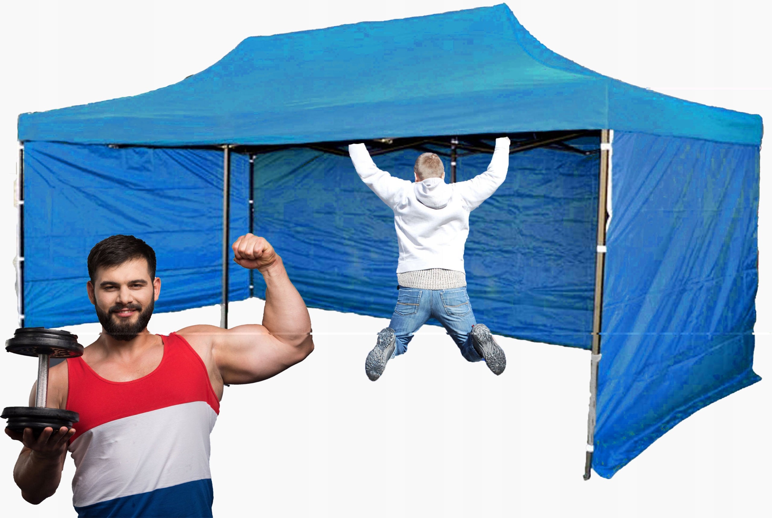 50KG 3x6 STRONG GARDEN TENT COMMERCIAL PAVILION Express Market Gazebo