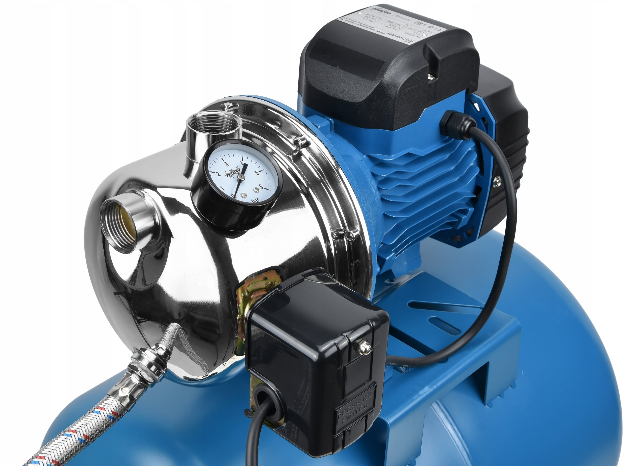 50L HYDROPHORE FOR WATER HYDROPHORE PUMP FULL SET TANK 50 L EFFICIENT Pump type hydrophore set