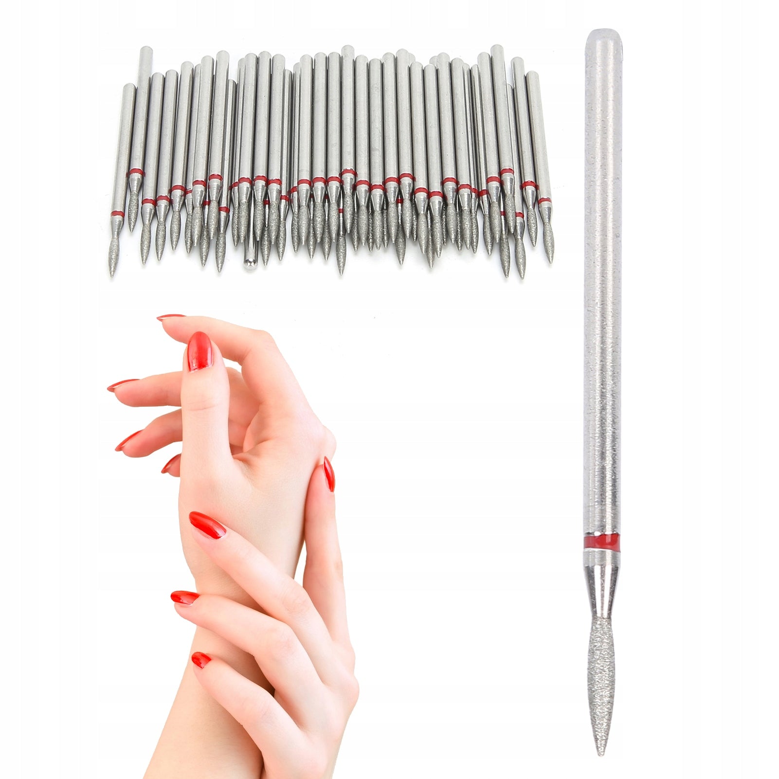 50X CUTICLE NAIL CUTTERS DIAMOND SET Brand no brand