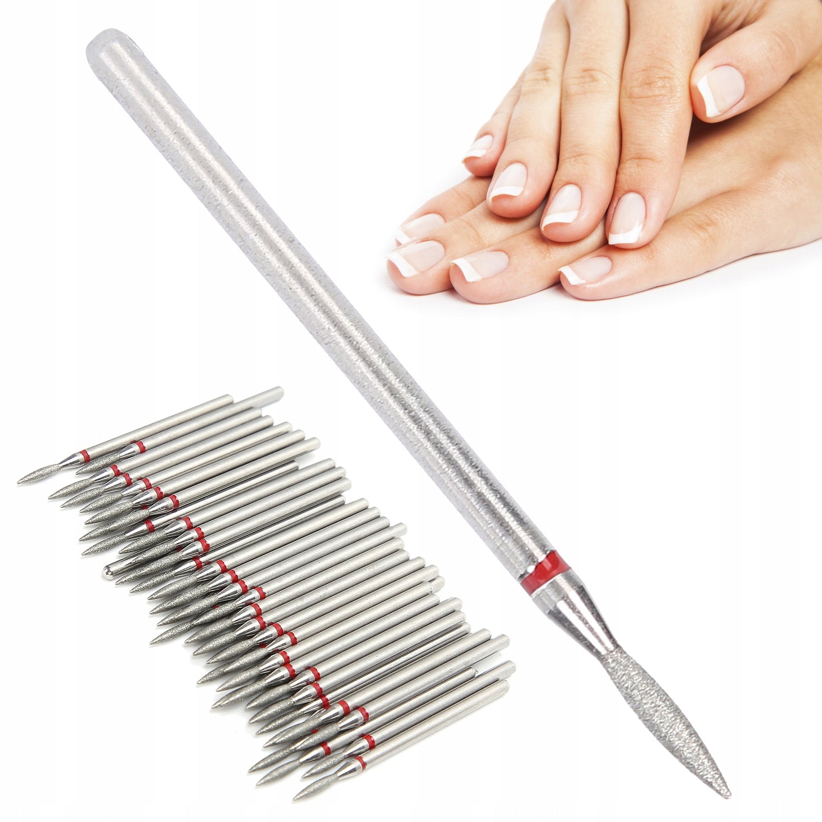 50X CUTICLE NAIL CUTTERS DIAMOND SET
