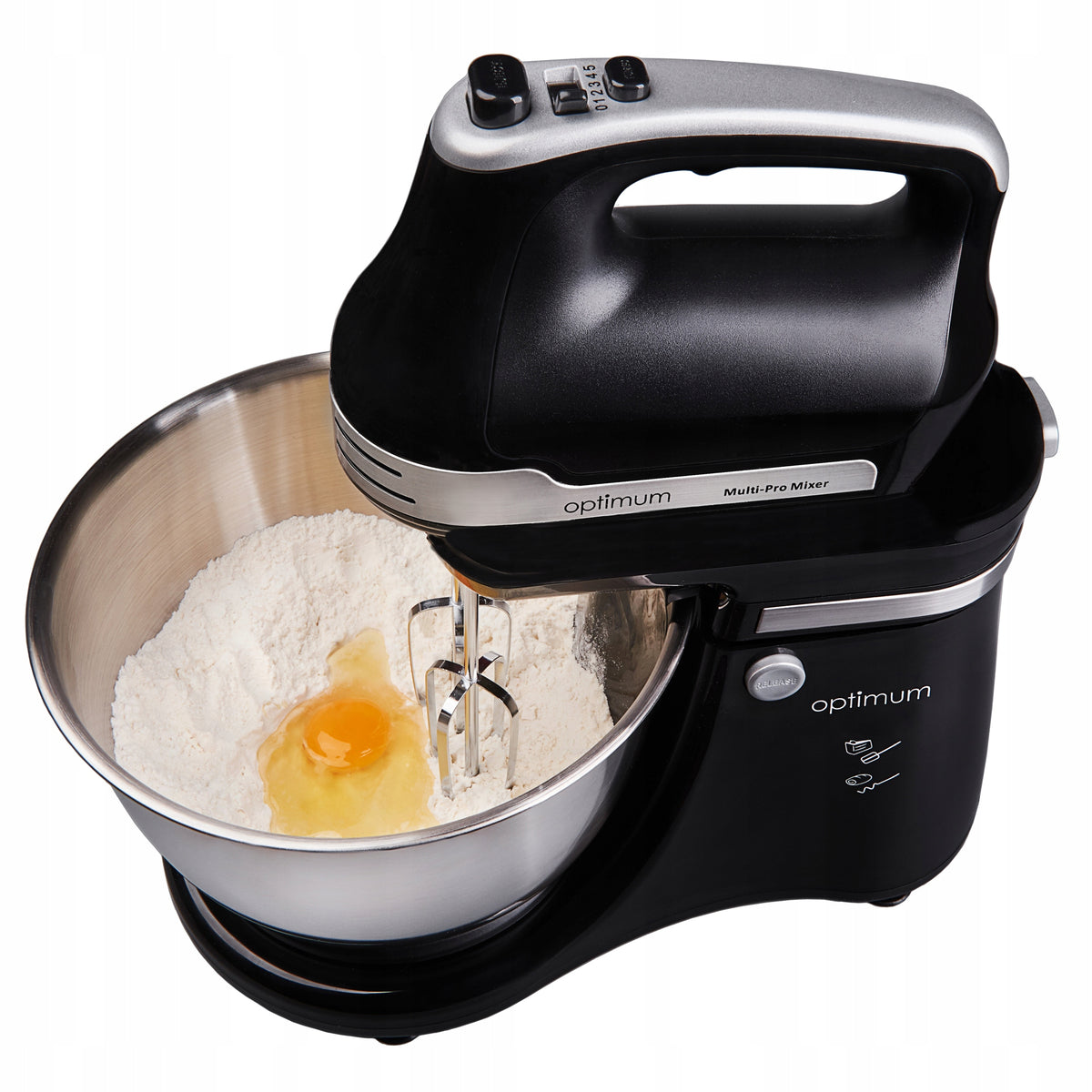 53651 Robot mixer with bowl RK-0350 OPTIMUM Dominant color black
