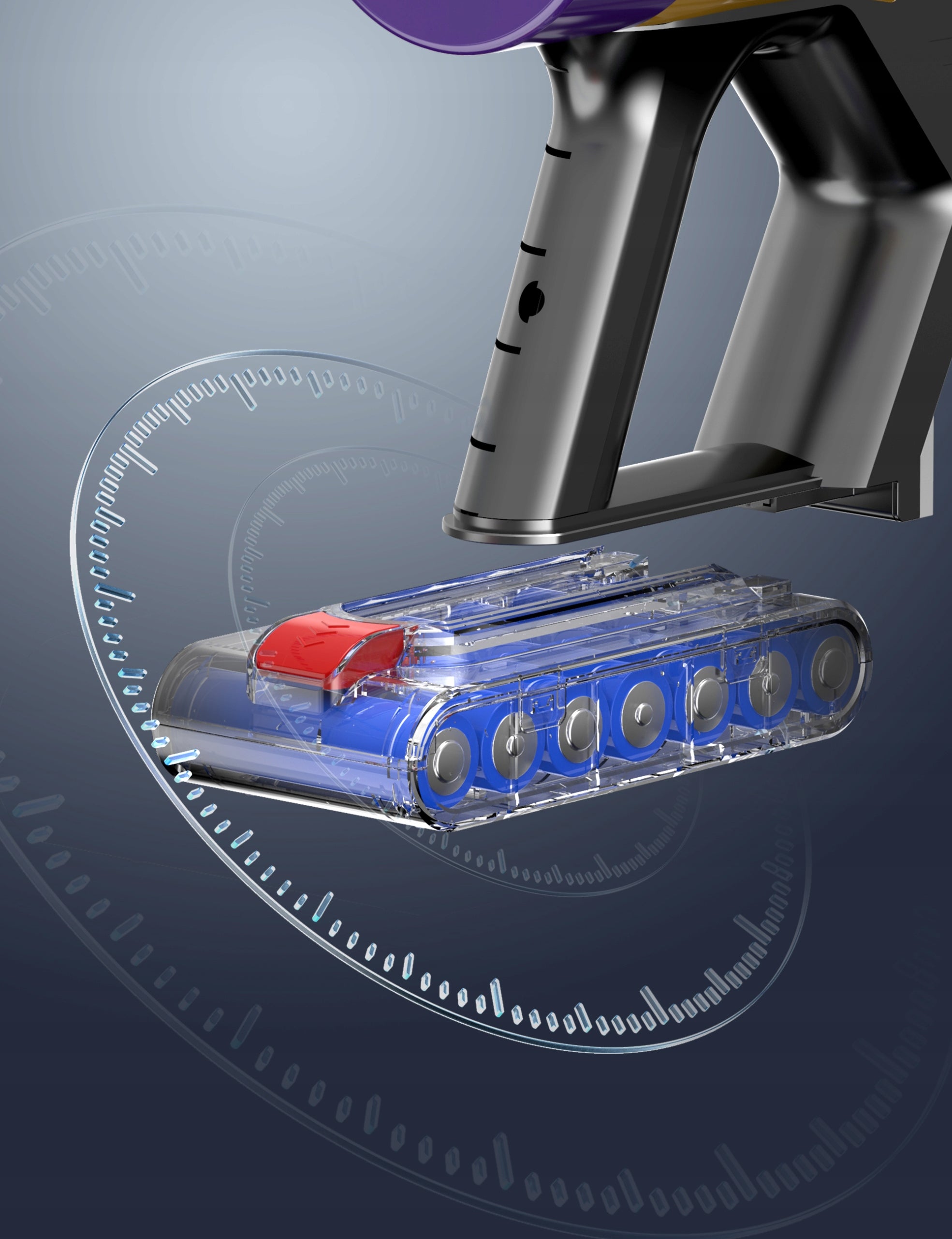 550W 50000PA Powerful Upright Cordless Vacuum Cleaner Handheld Blossom V18 Model DSV112A 600W 55000PA