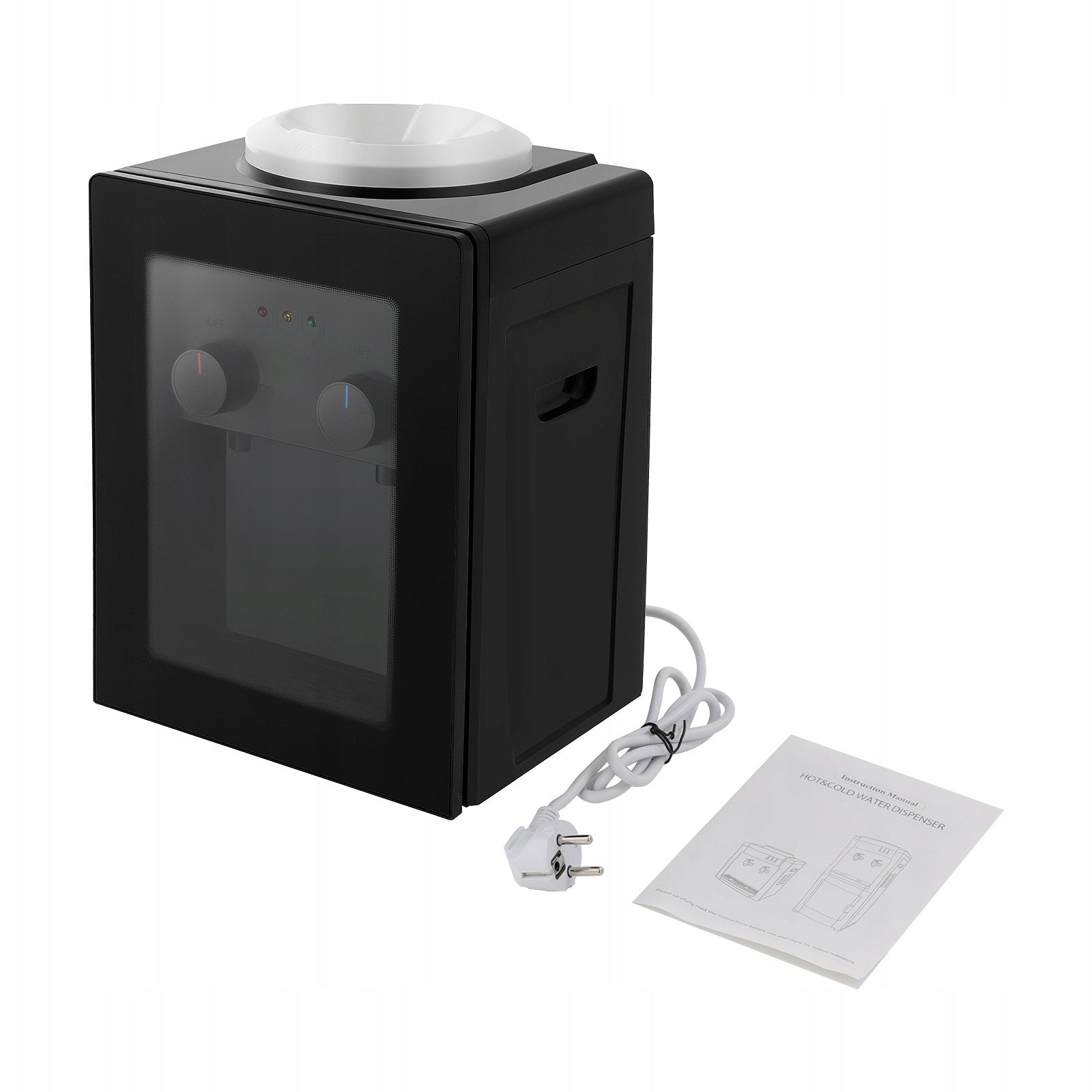 550W DESKTOP ELECTRIC HOT AND COLD WATER DISPENSER TOP LOADING FREESTANDING Manufacturer code ELECTRIC HOT AND COLD WATER DISPENSER