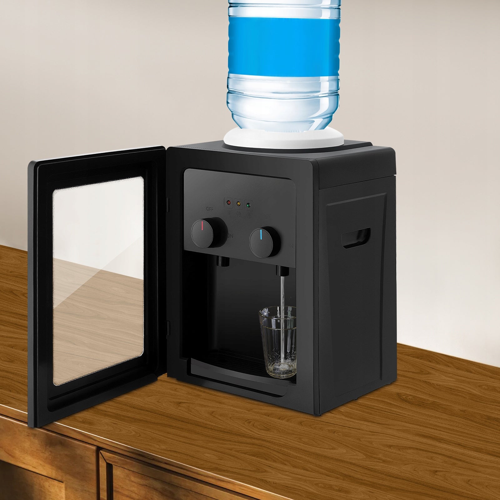 550W DESKTOP ELECTRIC WATER DISPENSER BLACK 270*235*370MM Packaging status original