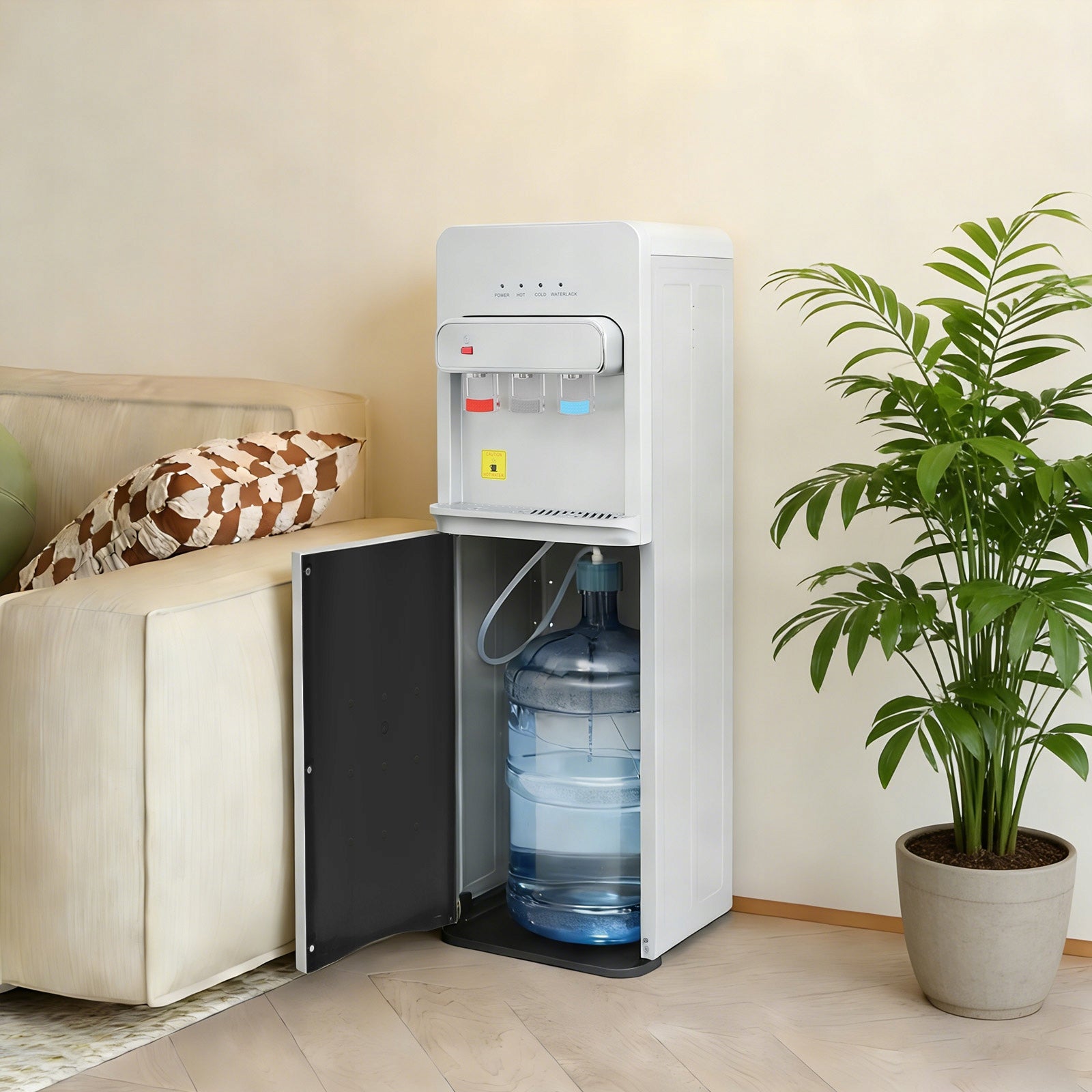 550W Gray Bottom Filled Water Dispenser For 5 Gallon Bottles 85°C-95°C Packaging status original