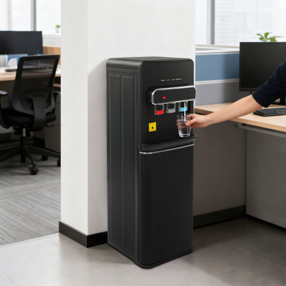 550W HOT AND COLD WATER DISPENSER FREESTANDING WATER DISPENSER Manufacturer code WD124