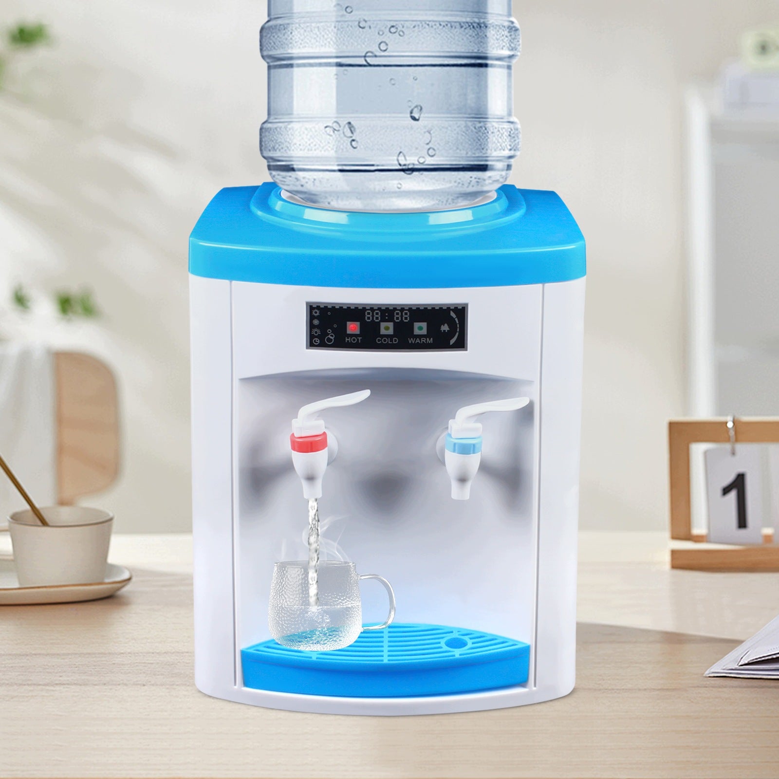 550W HOT/COLD WATER DISPENSER HEATING/COOLING 5/0.7 L/H 1.1-4.9 GAL BOTTLE Brand no brand