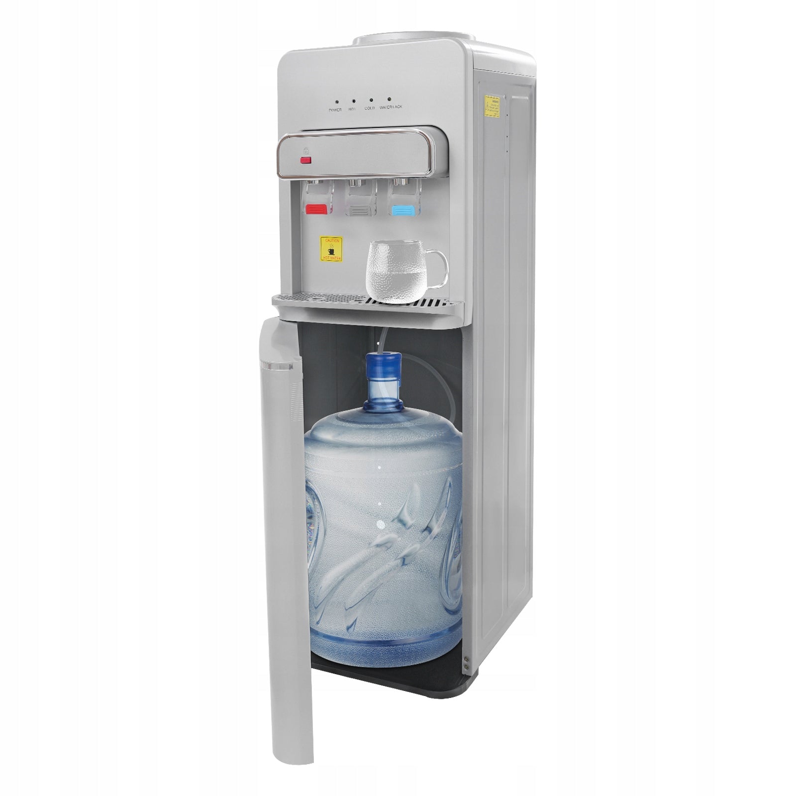 550W Silver Bottom Filled Water Dispenser For 5 Gallon Bottles 85°C-95°C- Packaging status original