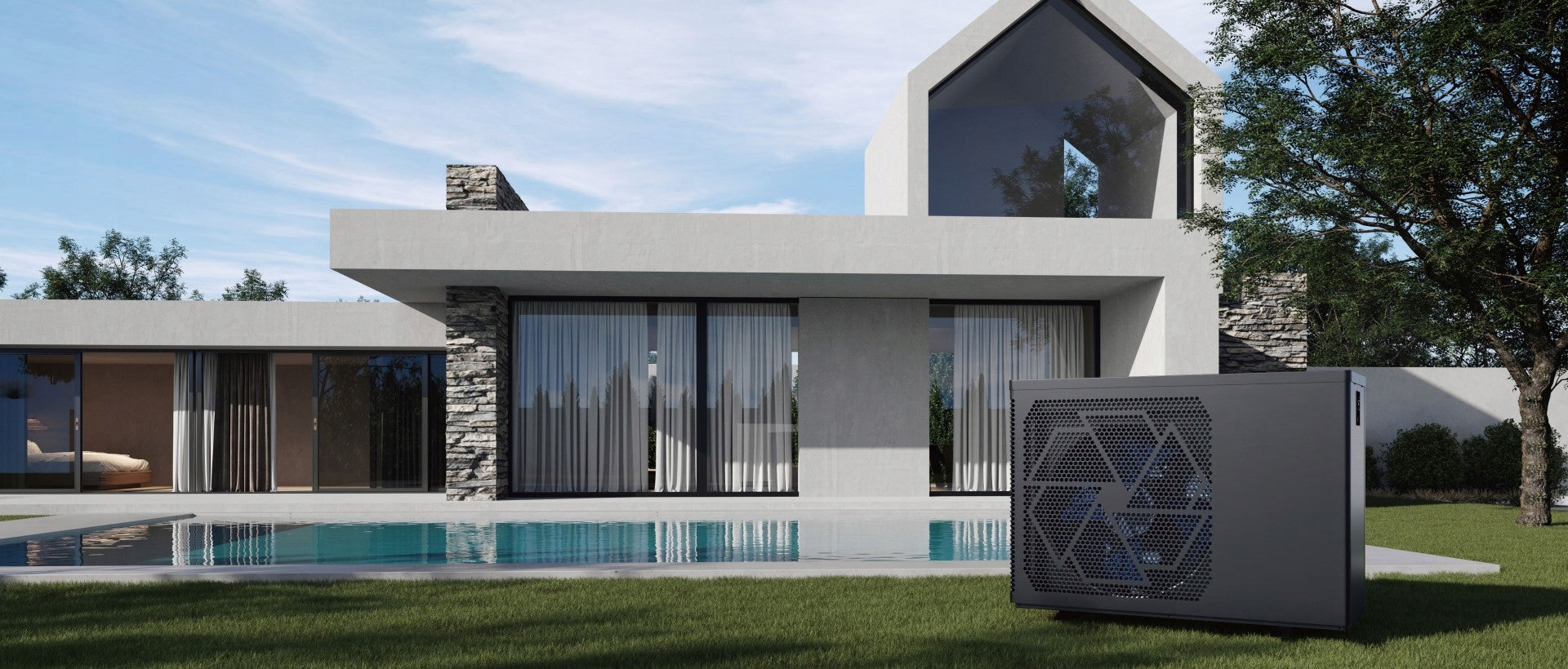 Baseino šilumos siurblys Fairland Inver-S 10 kW su „WiFi“ ir apėjimo vožtuvu