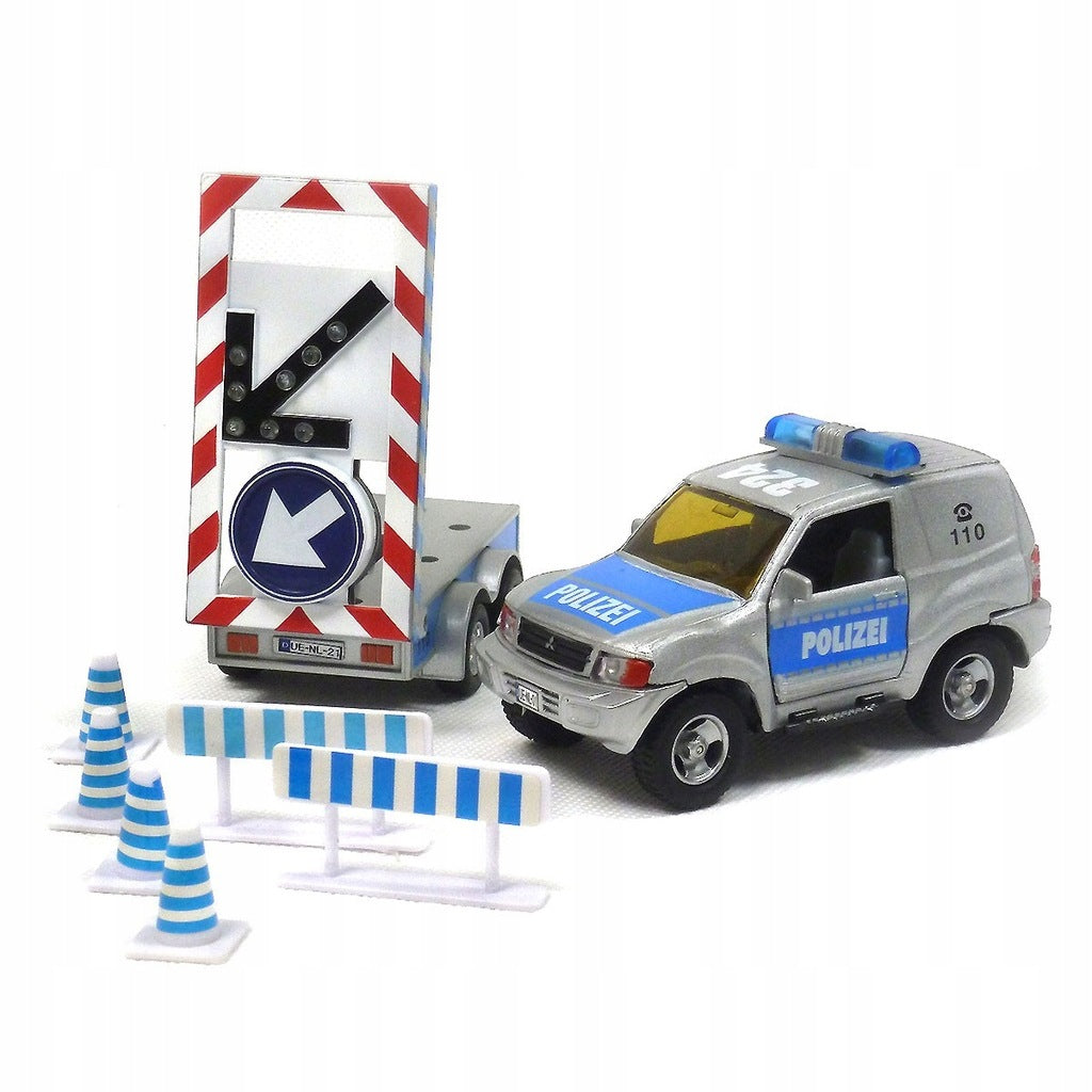575025 CAR POLICE WITH TRAILER AND SIGNS Brand Hipo