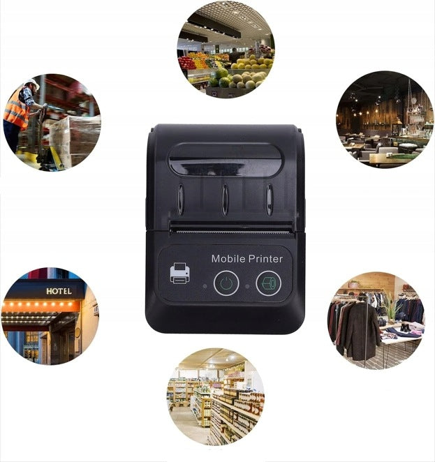 58 mm USB/Bluetooth Portable Thermal Receipt Printer