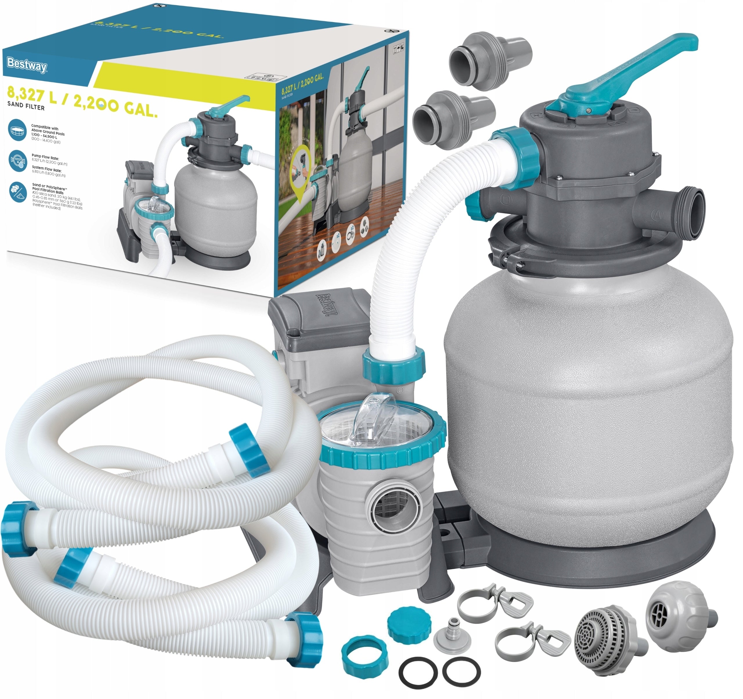 58499 Sand pool pump 8327 l/h BESTWAY model 2026