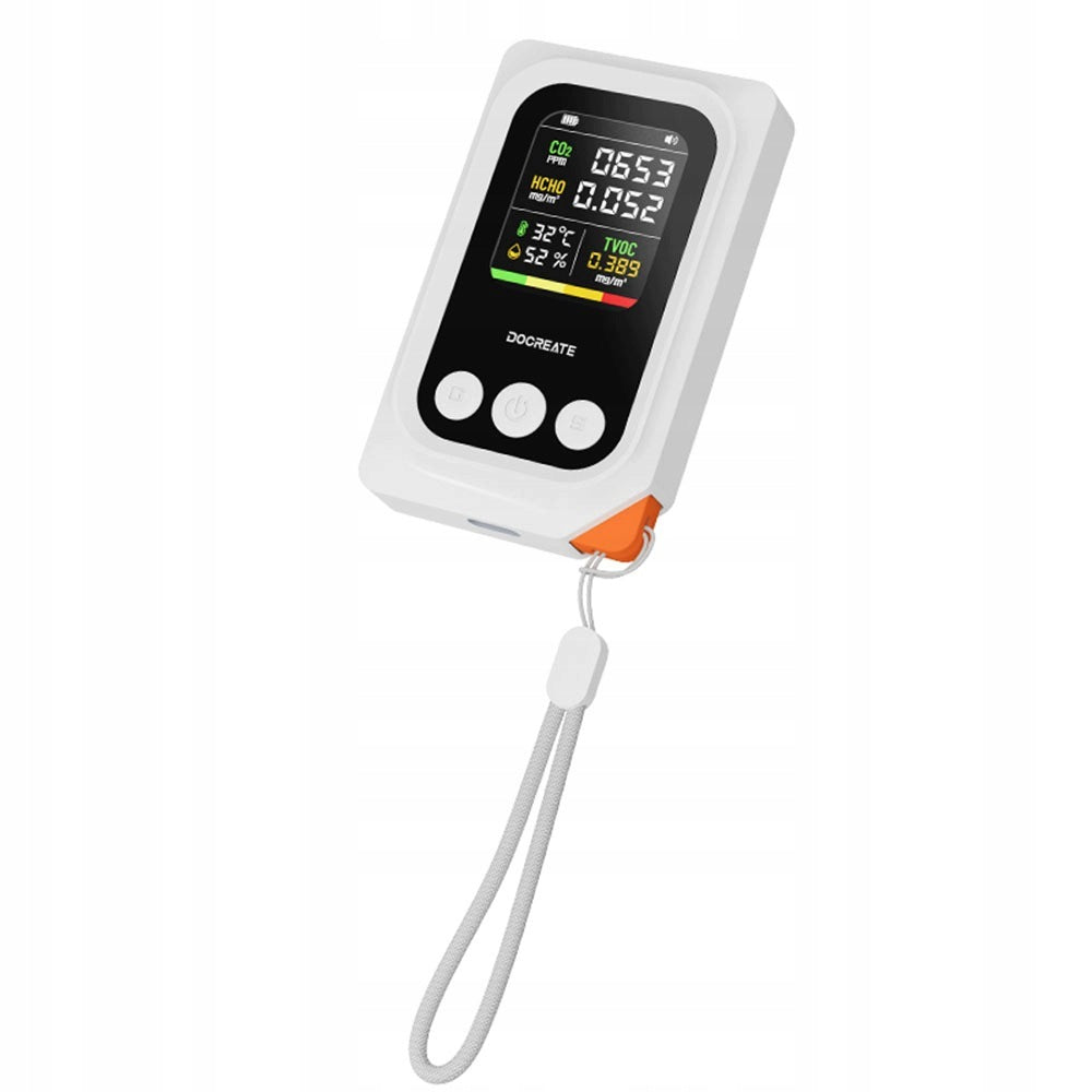 5IN1 AIR QUALITY METER HCHO CO2 TVOC SENSOR FOR APARTMENT AND OFFICE