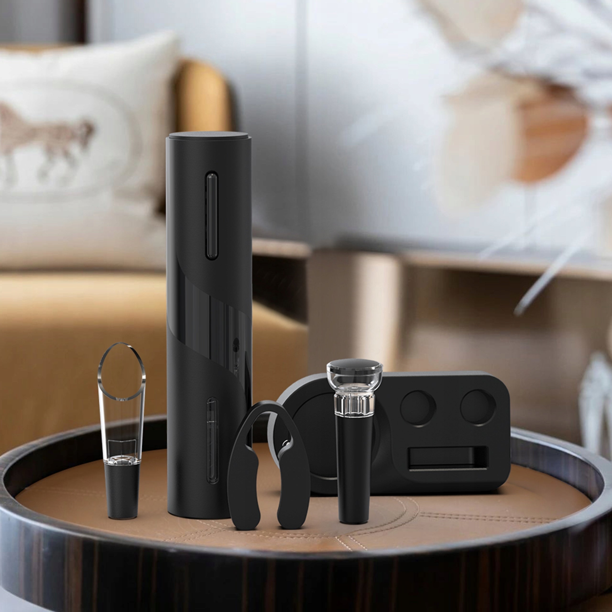 5IN1 ELECTRIC WINE CORKSCREW RECHARGEABLE SET FOR HOME PARTY BAR Brand no brand