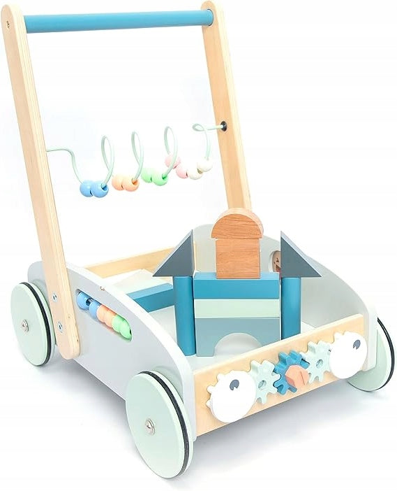 5IN1 WALKING LEARNING STROLLER FOR KIDS WITH ACTIVITIES RUBBERIZED WHEELS STROLLER