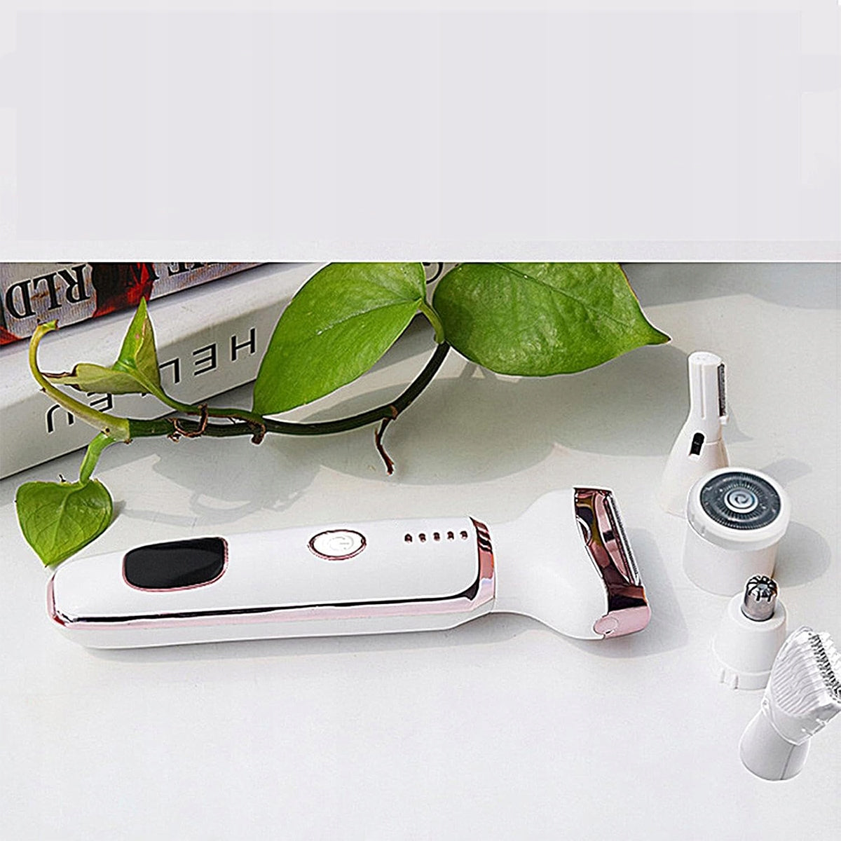 5IN1 WOMEN'S ELECTRIC SHAVER FOR BIKINI BODY FACE AND USB EYEBROWS FOR GIFT Packaging status original
