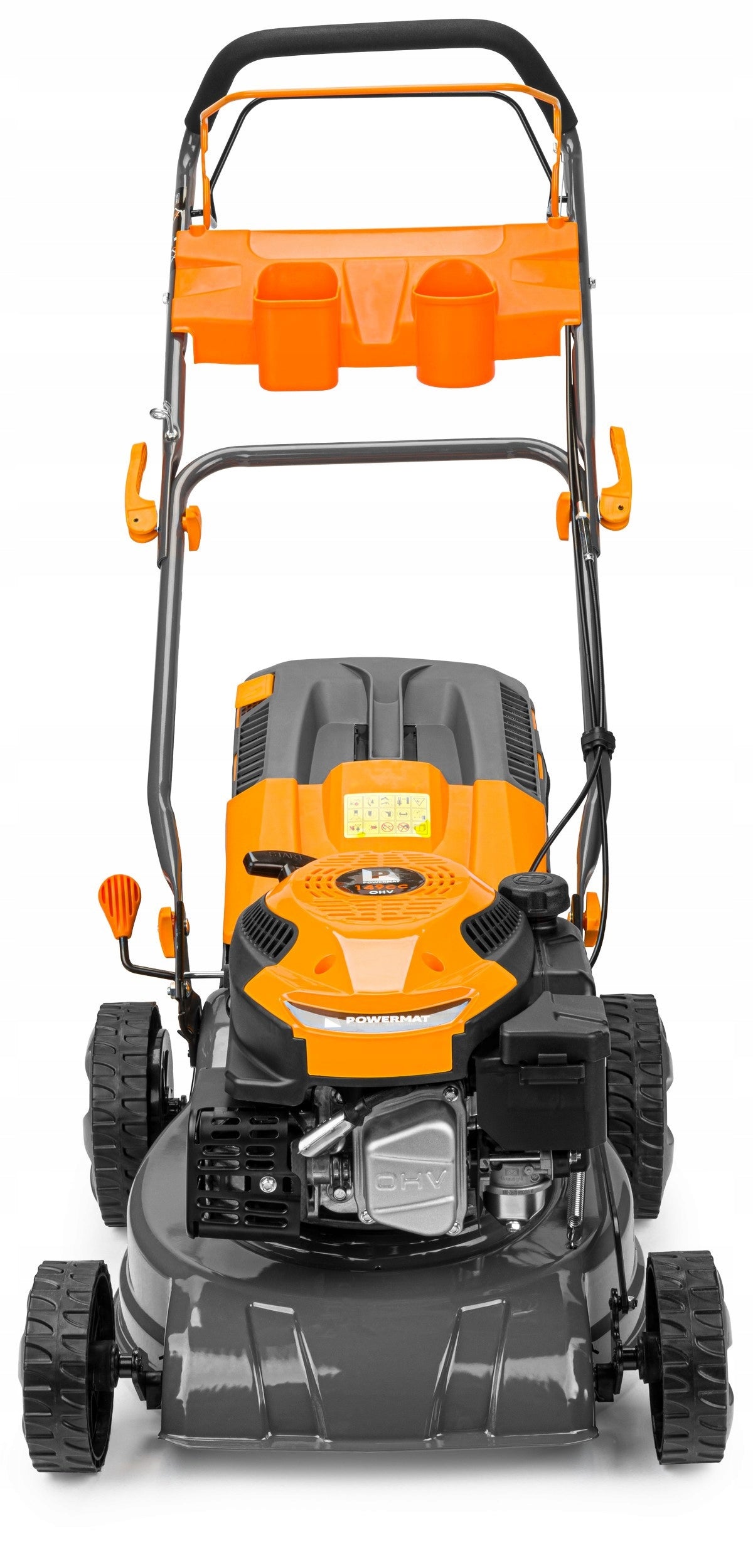 5KM 40L 5IN1 DIESEL LAWN MOWER + LARGE 40L BASKET + 3X OIL Mowing height adjustment with adjustment