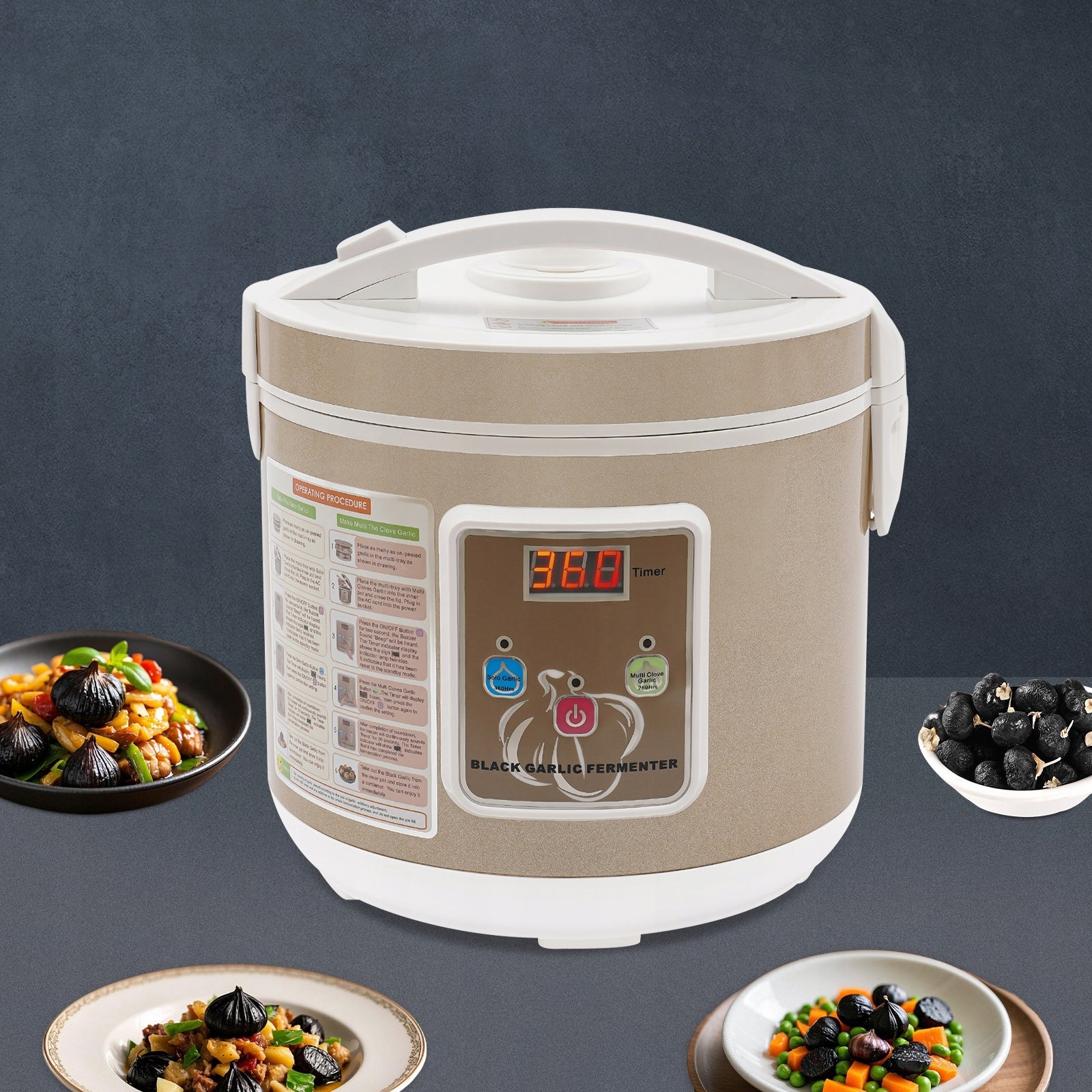 5L 90W BLACK GARLIC FERMENTER FERMENTING MACHINE FULL AUTOMATIC Brand no brand