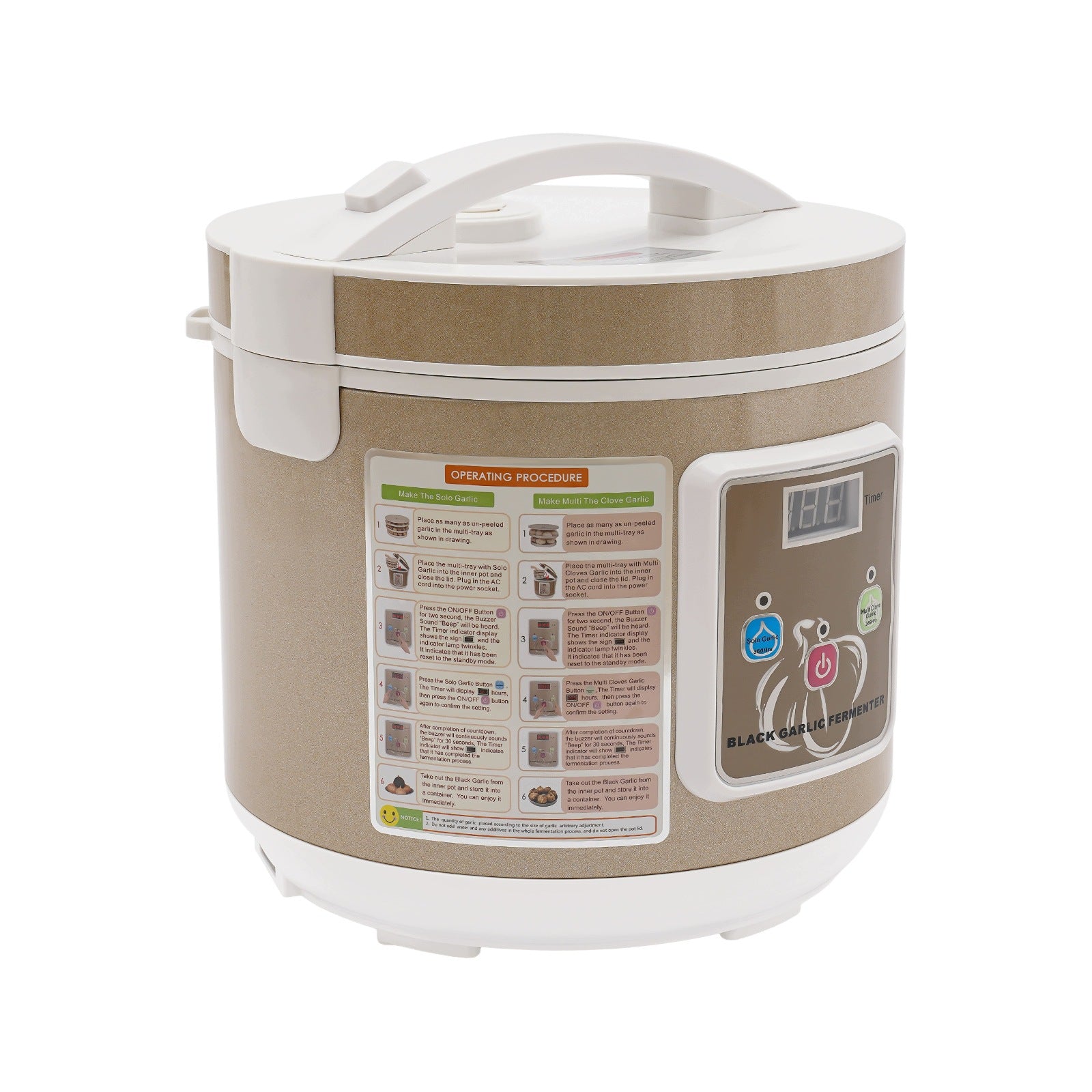 5L Black Garlic Maker, 220V Full Automatic Fermenter with Temp Control Packaging status original