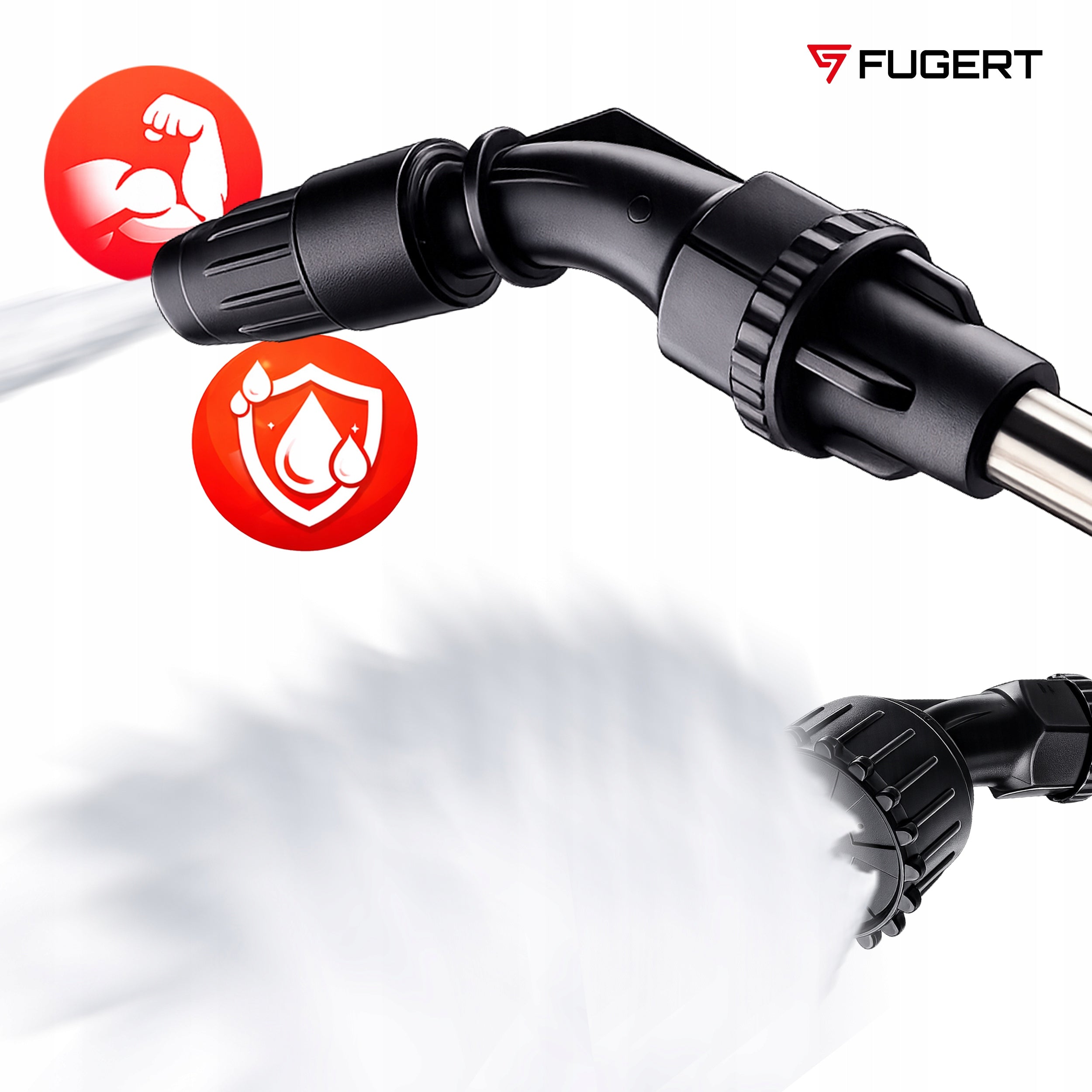 5L CORDLESS GARDEN PRESSURE SPRAYER USB-C FOLD-OUT LANCE Power supply rechargeable battery