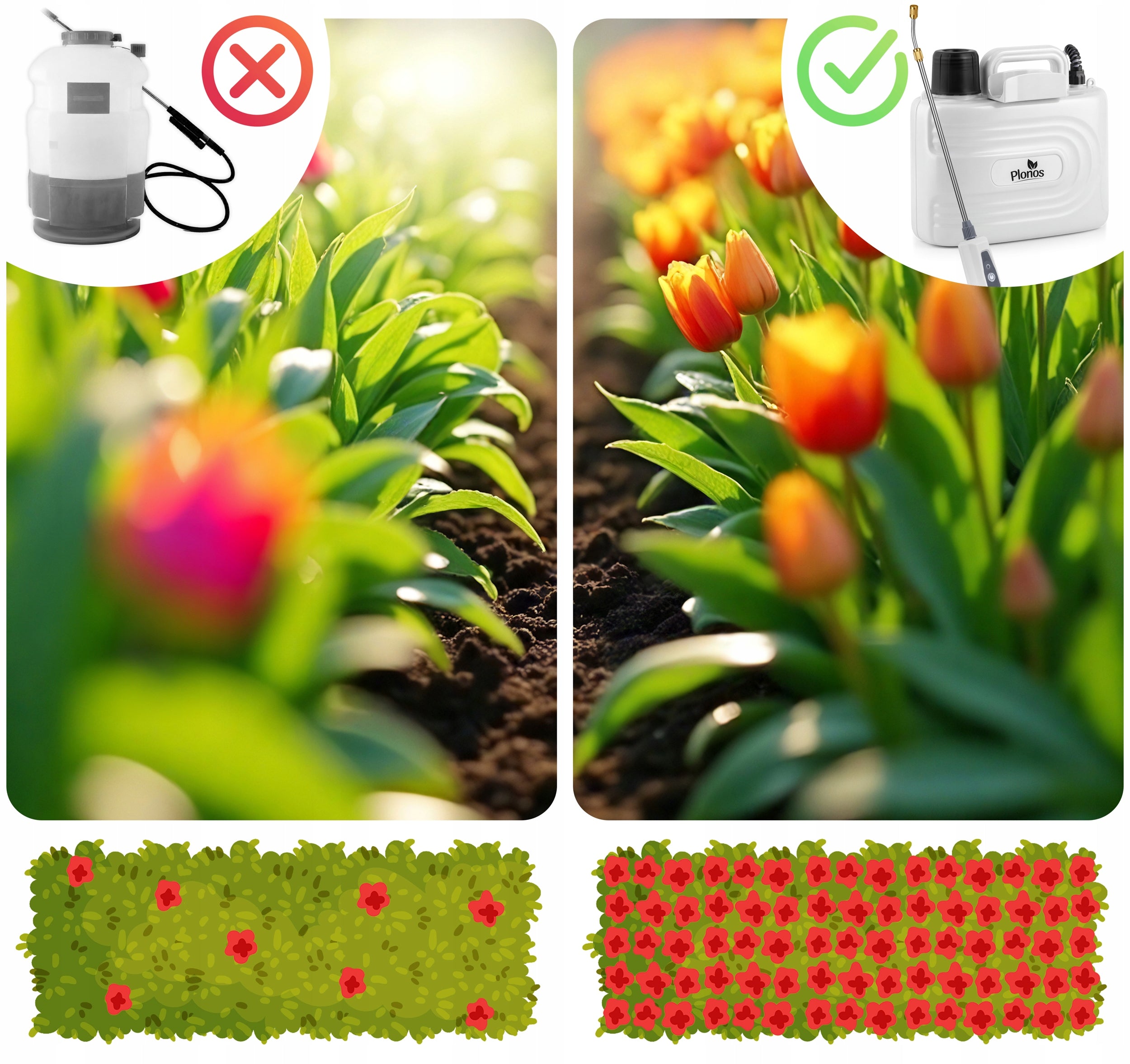 5L CORDLESS SPRAYER GARDEN PRESSURE WASHER USB-C Spray range 500 cm