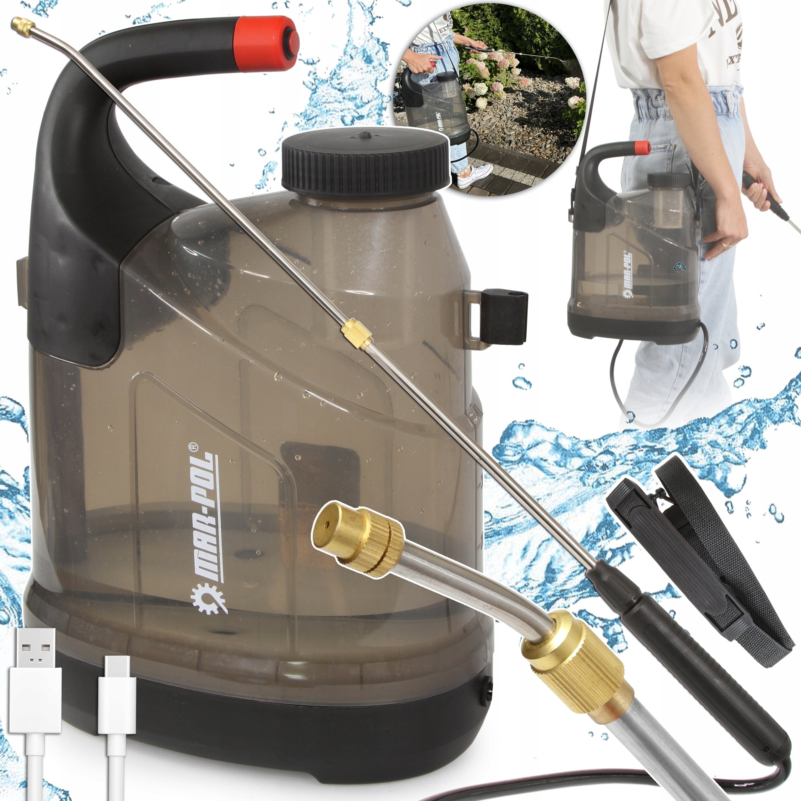 5L GARDEN CORDLESS SPRAYER PORTABLE LIGHTWEIGHT PRESSURE SPRAYER Manufacturer code mar80202
