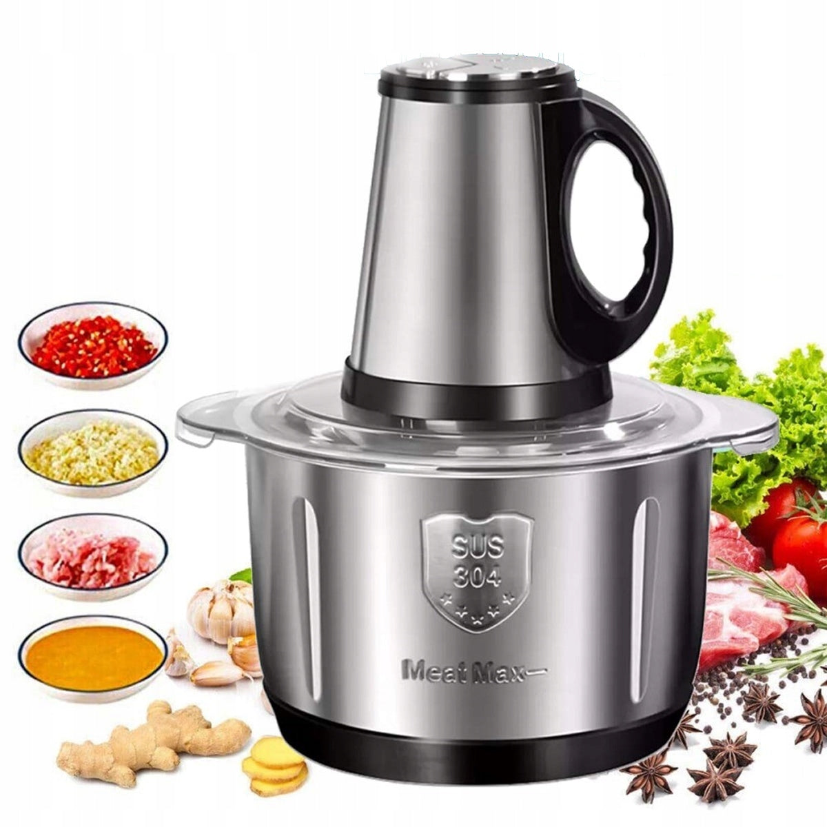 5L SHREDDER VEGETABLE SHREDDER ELECTRIC FRUIT MEAT MALAXER
