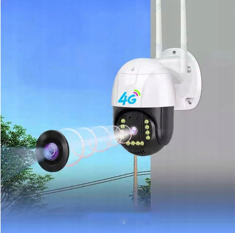 Sukamoji IP kamera 3MP, Full HD, su 3G/4G LTE GSM SIM palaikymu
