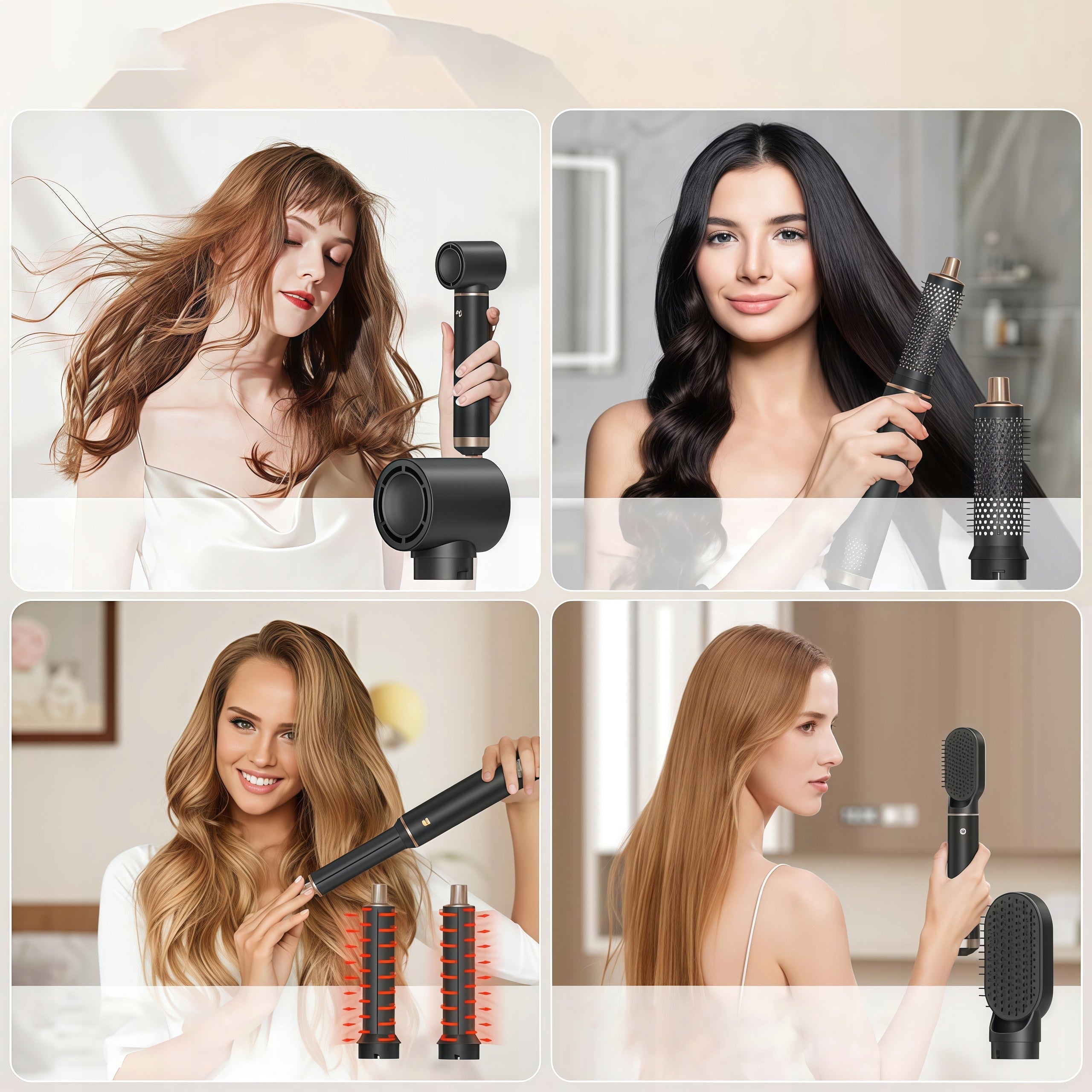 5in1 1000W dryer with ionization and 5 tips Brand no brand