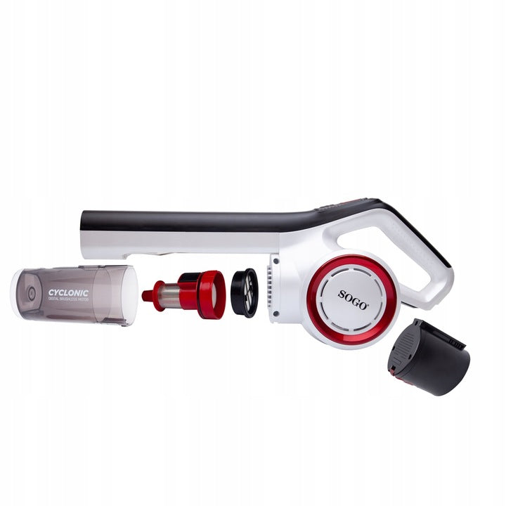 5in1 Cordless Upright Vacuum Cleaner 350W Power 26 kPa 2 Brushes Packaging status original