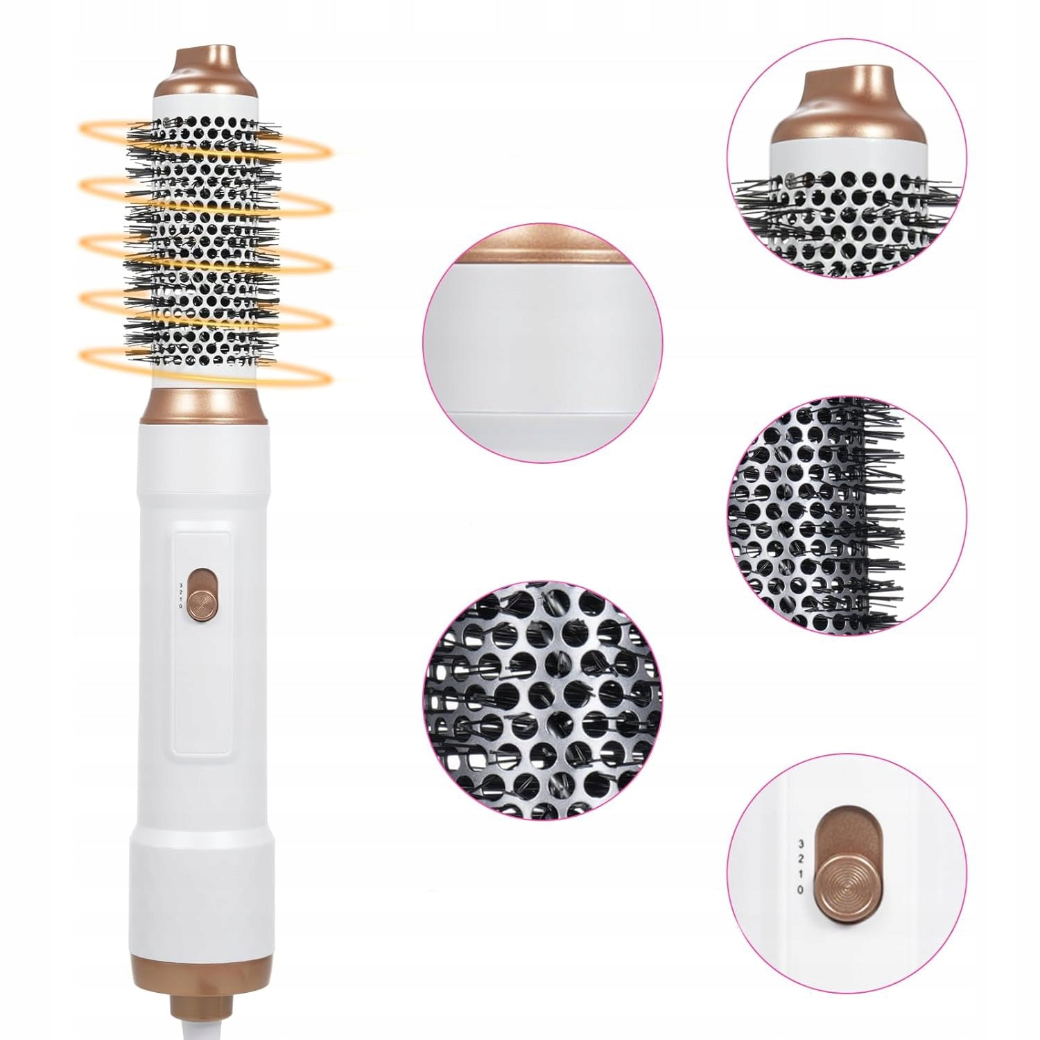 5in1 HAIR STYLING KIT: STRAIGHTENER, CURLING IRON, CARBIDE Brand no brand