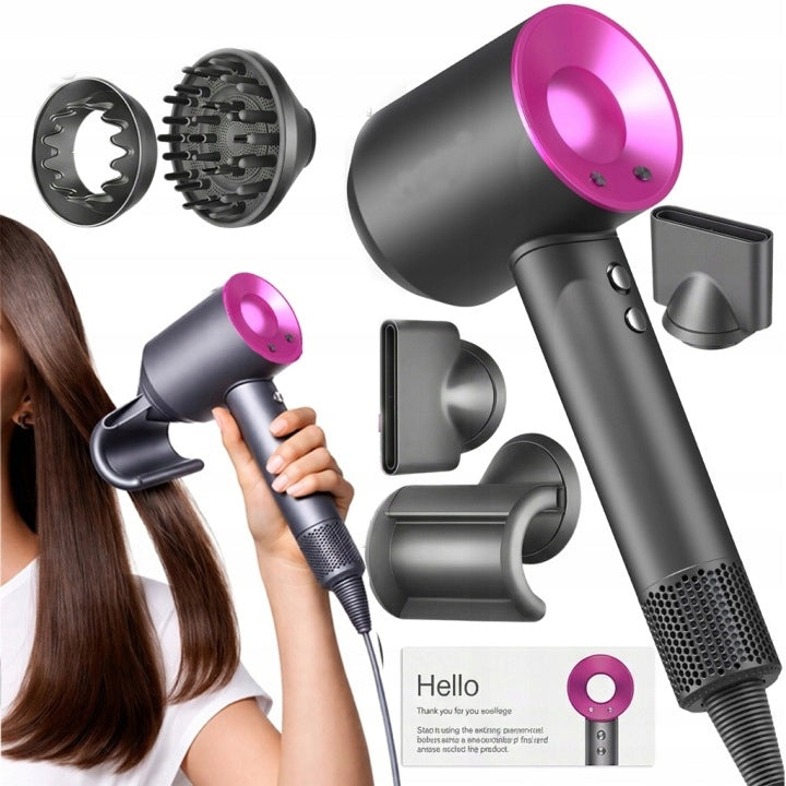 5in1 PROFESSIONAL POWERFUL HAIR DRYER WITH IONIZATION + ANMAXO TIPS