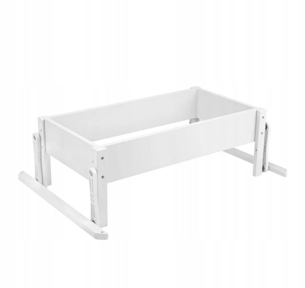 5in1 Wooden Crib with CRADLE with Mattress - White Packaging status original