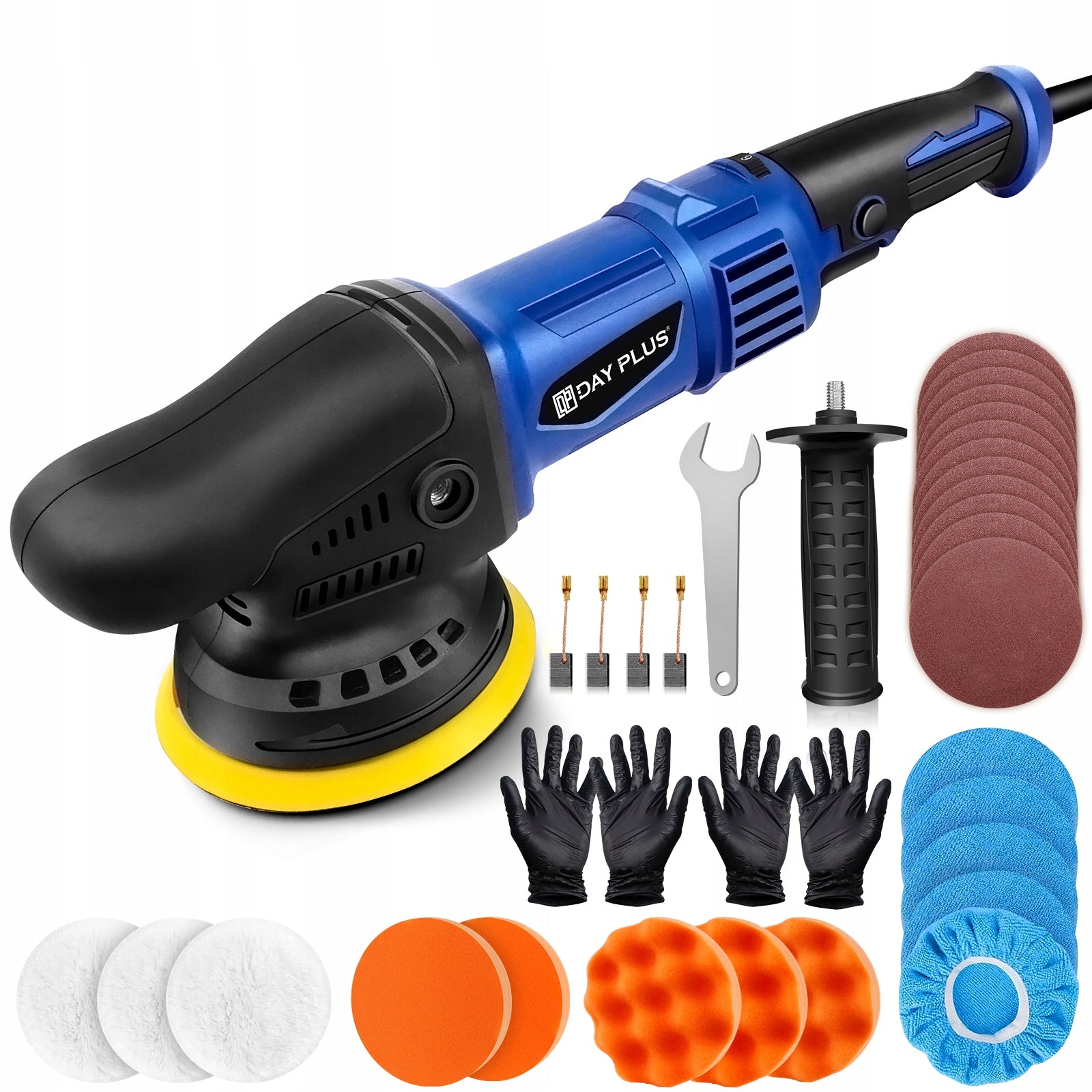 5inch 920W Dual Action Polisher Orbit 12mm Auto Car Polisher DA