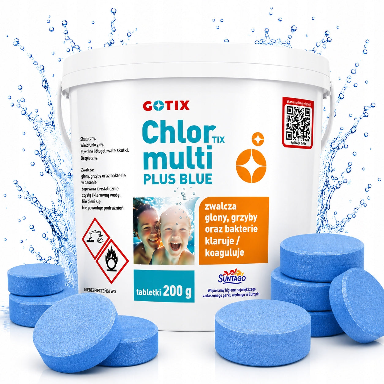 5kg CHLORINE FOR POOL JACUZZI Chlorine Tablets Chemistry Blue Water Pool