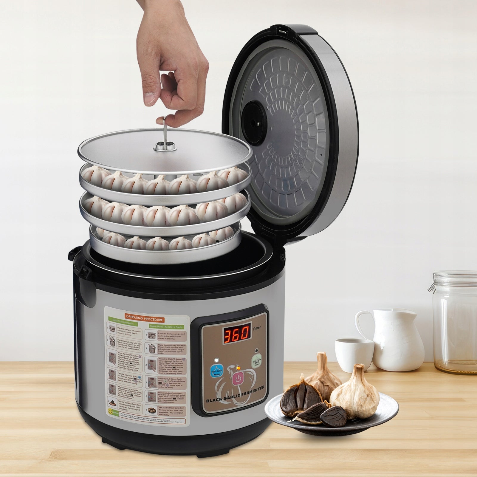 5l Black Garlic Fermenter Automatic Intelligent Fermentation Machine 90w Brand no brand