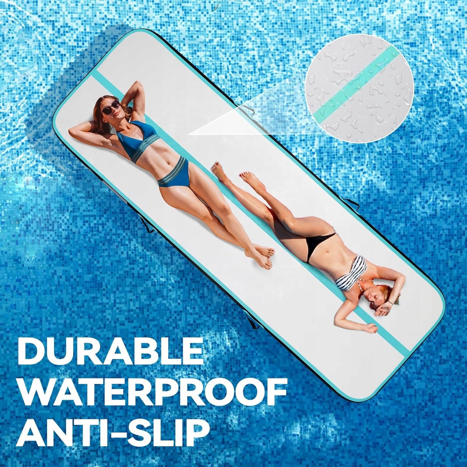 5m x 1m x 20cm AIR TRACK LARGE PUMPED Artistic Gymnastic Mat Length 500 cm