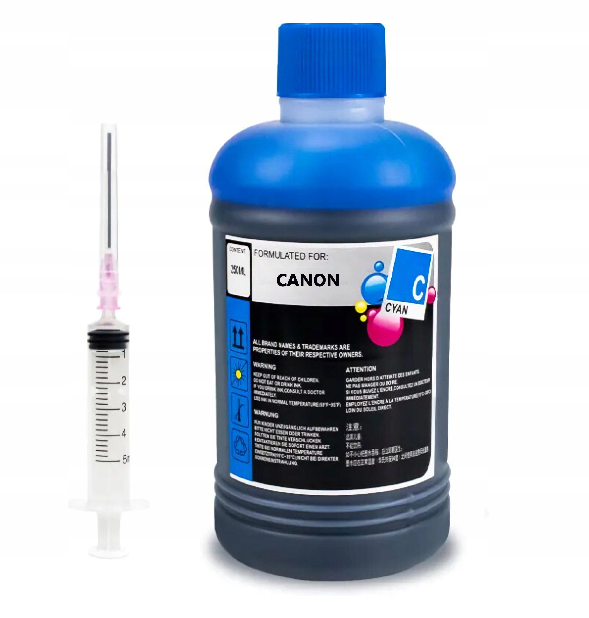 5x 250 ml Filling regeneration kit for CANON PG540 PG560 PG545 CLIP Packaging status original