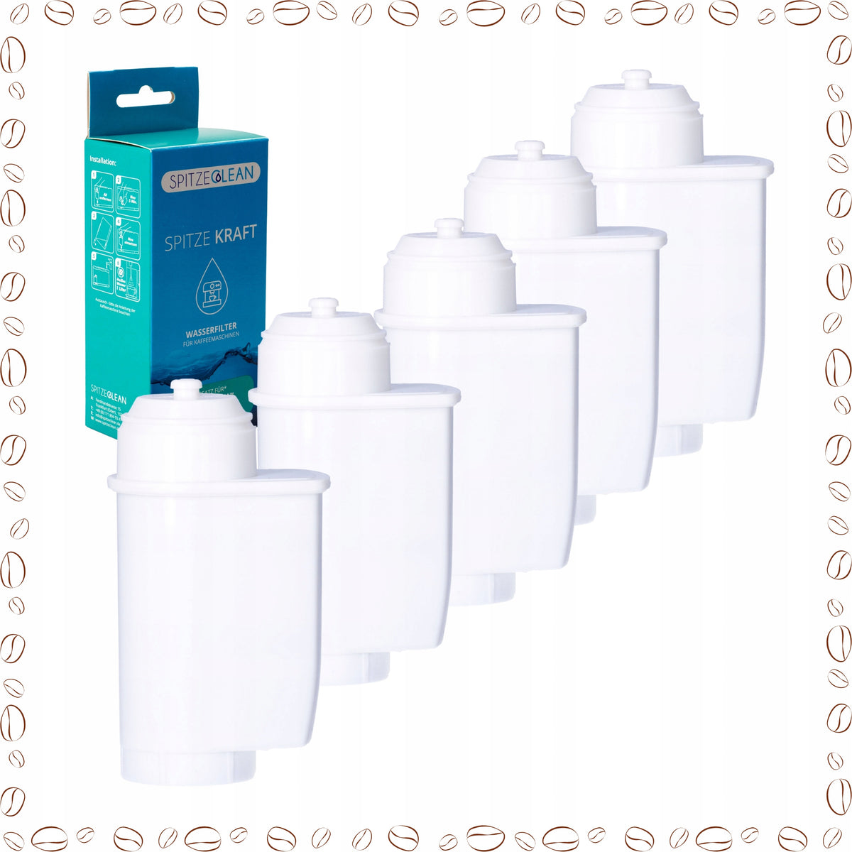 5x Brita Intenza Water Filter Replacement for SIEMENS EQ Series Machines Packaging status original