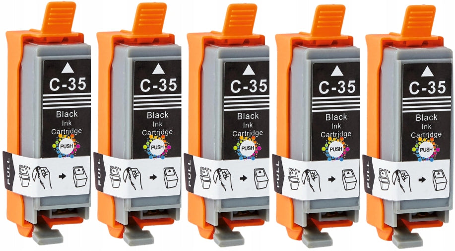 5x CANON PGI35 C-35 PIXMA iP100 IP110 ink