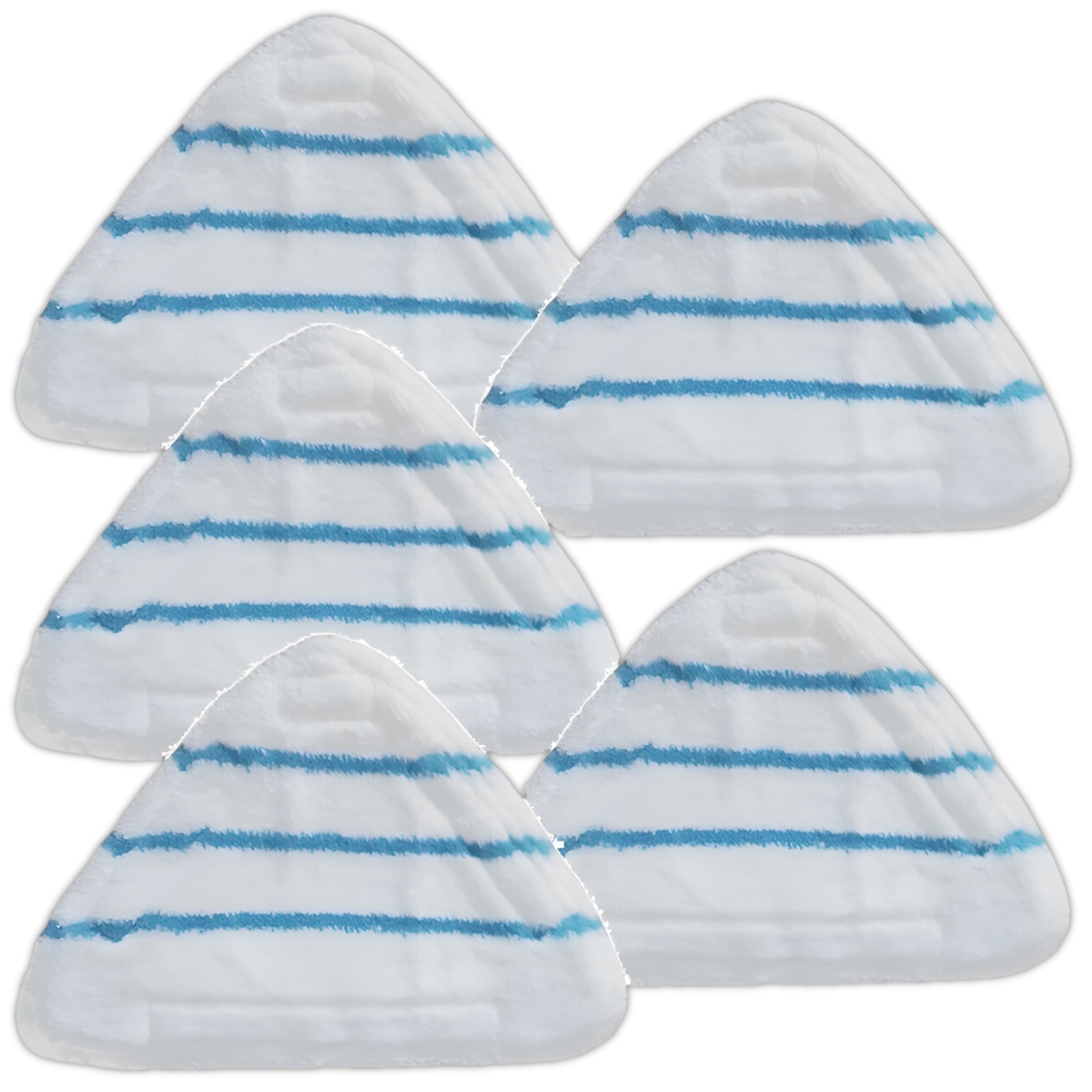 5x Silvercrest Adler Ariete Camry H2O Aqua Velcro Steam Mop Covers