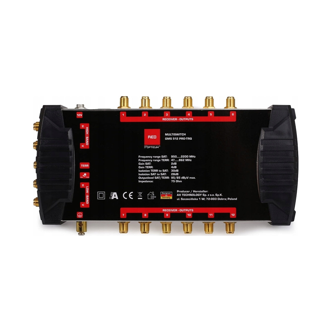 5x12 5/12 Opticum OMS PRO-TRQ DVB-T (MUL0107) Packaging status original