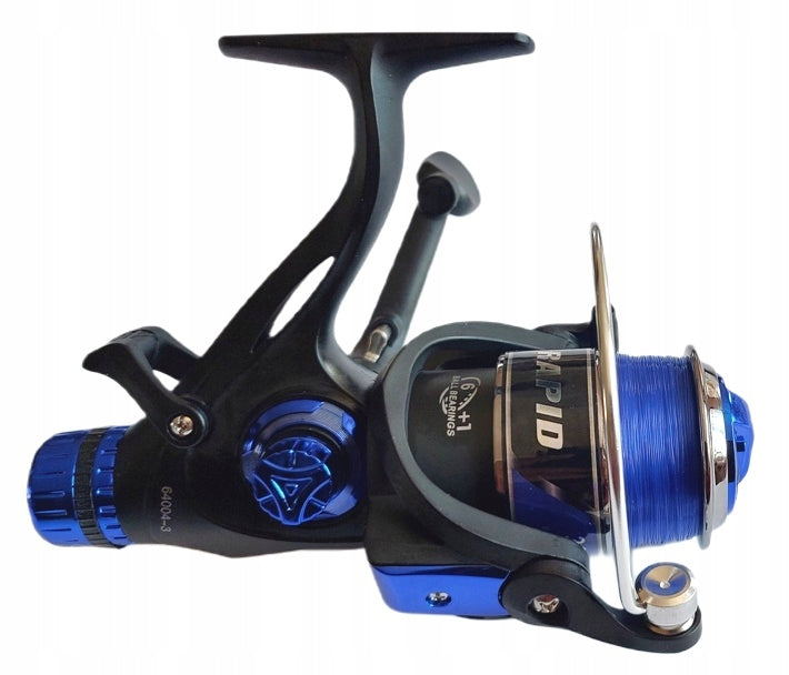 6+1 RAPID 6000B REEL FOR CARP ROPE WITH FREE GEAR FOUR COLORS